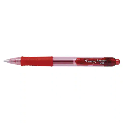 Lyreco PREMIUM Gelpenna RT 0,7mm röd