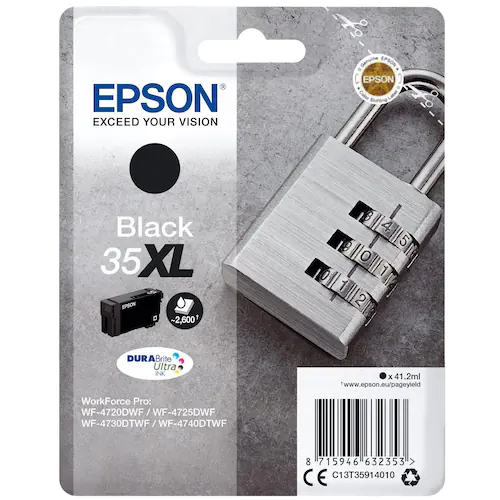 Epson Bläckpatron T3591 XL Svart