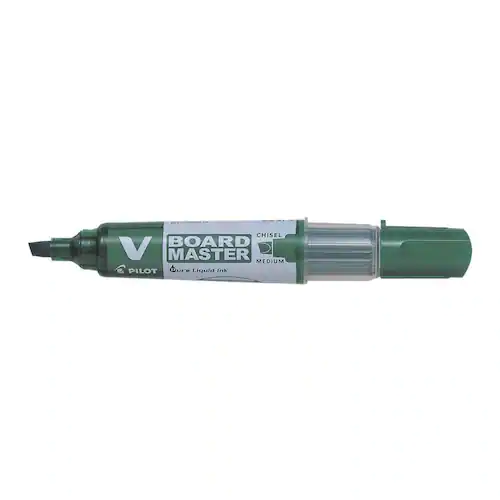 Pilot Begreen Whiteboardpenna Begreen V-Board Master, snedskuren spets på 6,0 mm, grön
