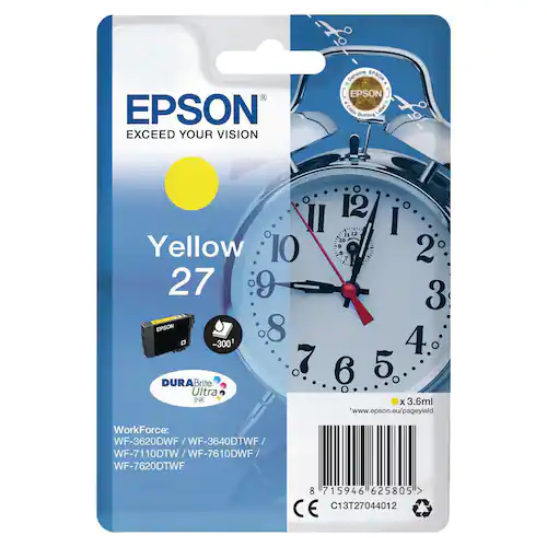 Epson Bläckpatron C13T27044012 Gul