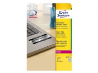Avery Zweckform L6134-20, Silver, Rektangel, Permanent, DIN A4, Polyester, Matt