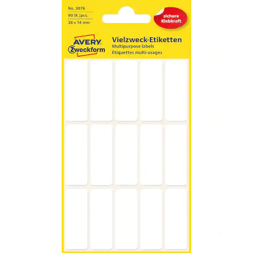 Avery Etikett handskrivning 38x14mm
