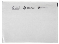 Følgeseddellellomme i pappers 240x140mm u/tryk 1000stk/kar - (1000 stk.)