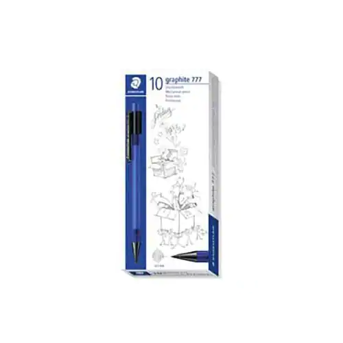 Staedtler Stiftpenna, Graphite 777, 0,5 mm B-stift, blå pennkropp
