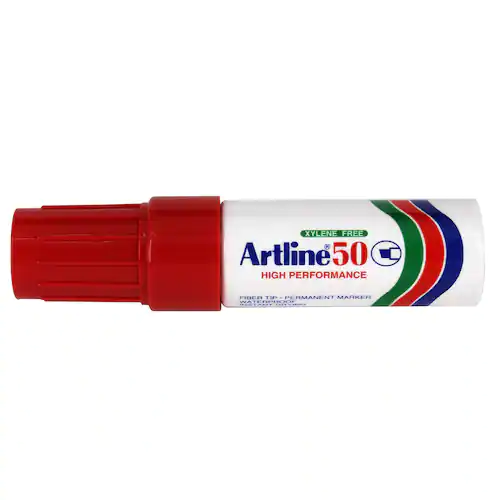 Artline Märkpenna permanent 50 röd