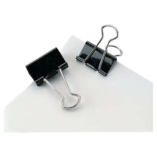Lyreco Pappersklämma 15x32mm svart