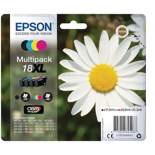 Epson Bläckpatron C13T18164012 BK/C/M/Y