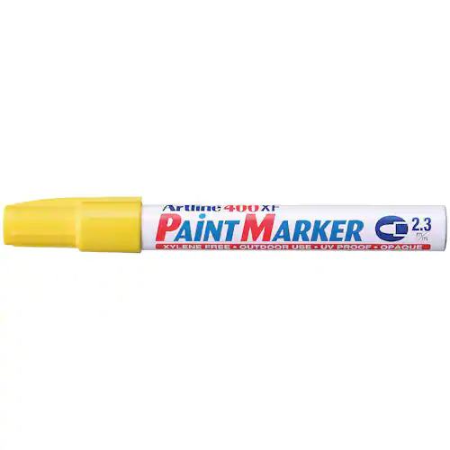 Artline Märkpenna Rund 400XF Paint gul