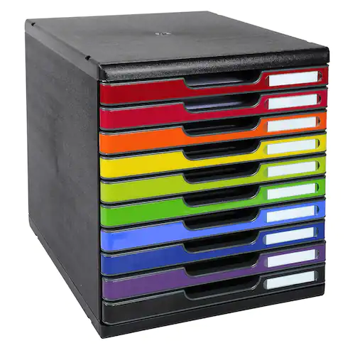 Exacompta Blankettbox MODULO 10 lådor