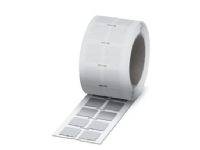 Phoenix 0819534, Silver, Polyester, Termisk överföring, Rektangel, - THERMOMARK ROLL, THERMOMARK ROLL X1, THERMOMARK X1.2, 2,7 cm