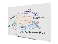 Nobo Diamond - Whiteboard-tavla - väggmonterbar - 1883 x 1059 mm - tempererat glas - magnetisk - vit