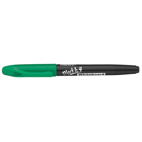 Marvy Whiteboardpenna, MarkIt 4, icke-permanent, alkoholbaserat bläck, 2 mm, mediumspets, grön