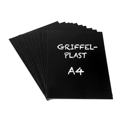 Griffelplast A4 svart