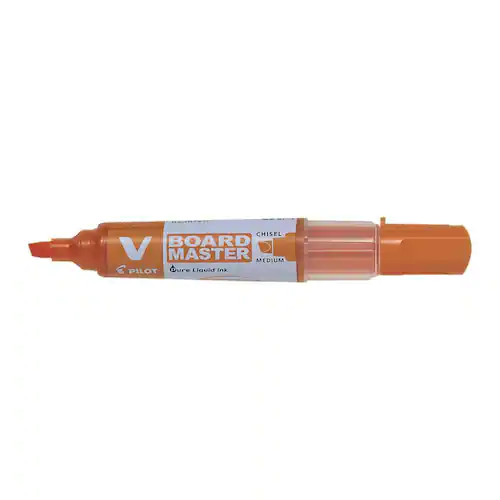 Pilot Begreen Whiteboardpenna Begreen V-Board Master, snedskuren spets på 6,0 mm, orange