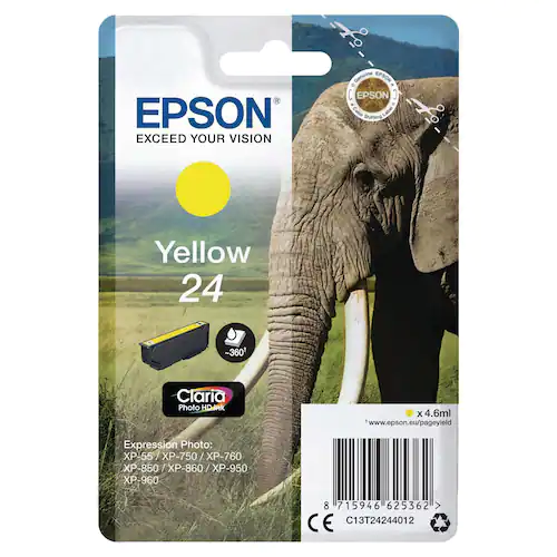Epson Bläckpatron C13T24244012 Gul
