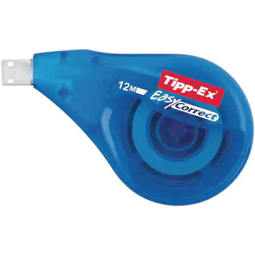 Tipp-Ex Korrigeringsroller Easy Correct med sidledes applicering, 4.2 mm x 12 m