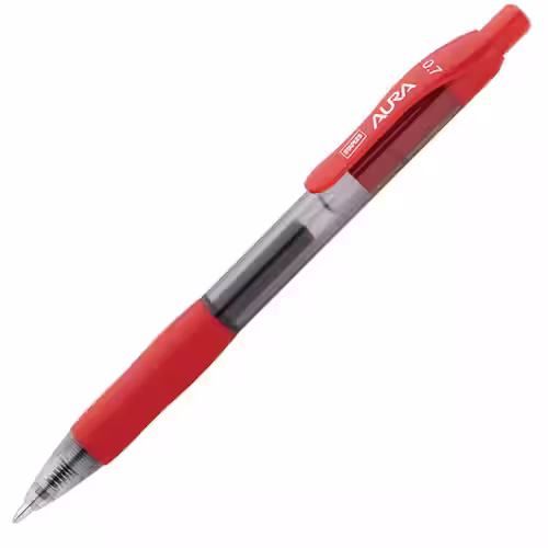 Staples Gelpenna Aura RT 0,7 röd 12/FP