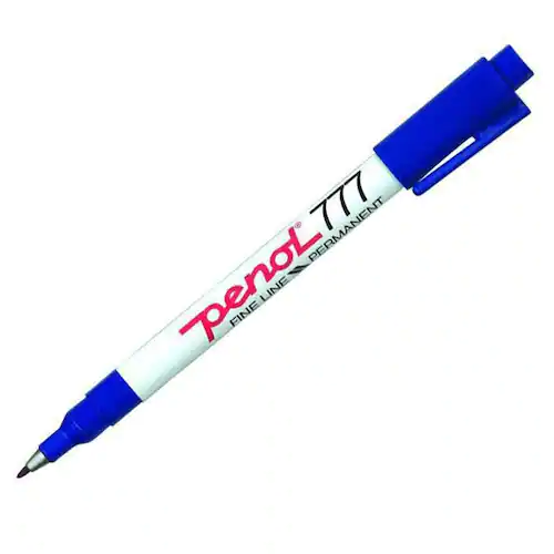 PENOL Märkpenna 777 permanent 1mm blå