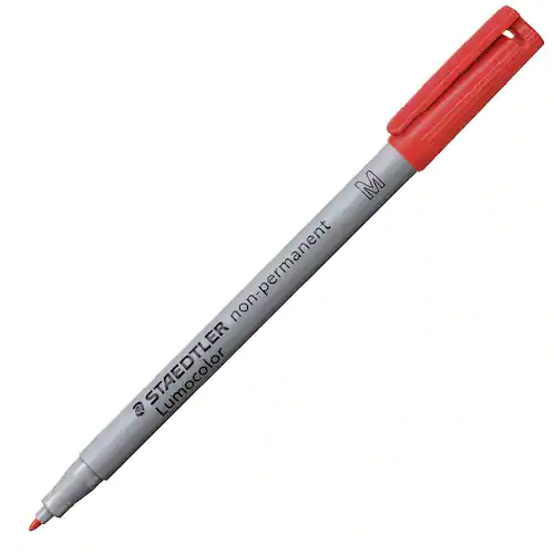 STAEDTLER Lumocolor Universalpenna Lumocolor® 315 icke-permanent, mediumspets, 1 mm linjebredd, röd
