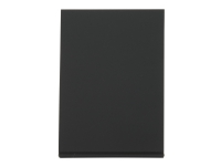 Sign Securit A7 L-formad vertikal tavla Frostat svart/blank baksida 5 st per set,5 st/set - (5 st)