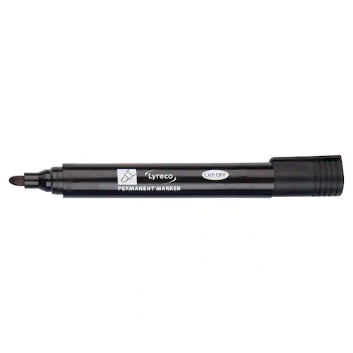 Lyreco Märkpenna 1,5mm rund svart