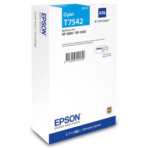 Epson Bläckpatron C13T754240 XXL Cyan