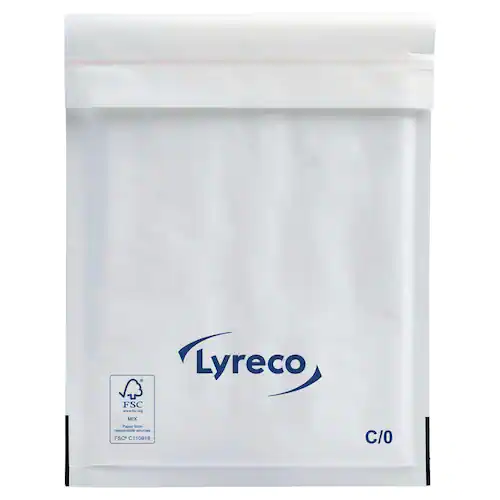 Lyreco Bubbelpåse 150x210mm vit