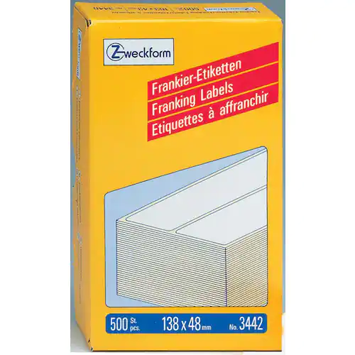 Avery Etikett Frankering 138x48mm