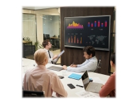 Vivitek NovoTouch EK863i - 86 Diagonalklass EK Series LED-bakgrundsbelyst LCD-skärm - interaktiv - med inbyggd interaktiv whiteboard, pekskärm (multi-touch) - 4K UHD (2160p) 3840 x 2160 - direkt LED-belysning - grå