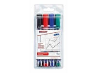 Whiteboardmarker edding 360, 4 färger i ett paket