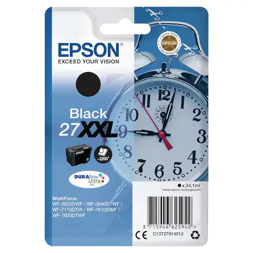 Epson Bläckpatron C13T27914012 XXL Svart