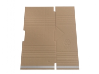 Bokomslag Kryddförpackning vit/brun 250x182x0-100mm - (50 st.)