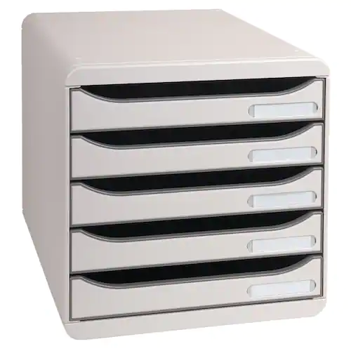 Exacompta Blankettbox BIG-BOX 5 lådor grå