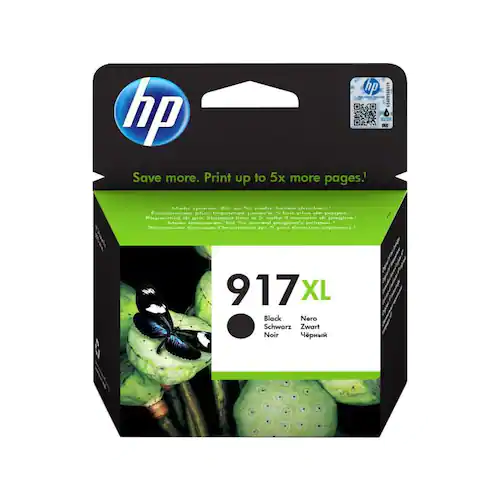 HP 917 XL-bläckpatron, extra hög kapacitet, svart, 39,2 ml