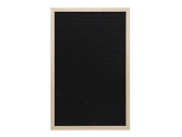 Securit® bogstavtavle til væg teakramme 40x60