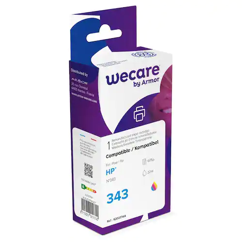 Wecare Bläckpatron 343 färg