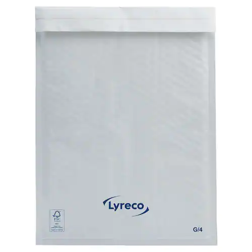 Lyreco Bubbelpåse 340x240mm vit