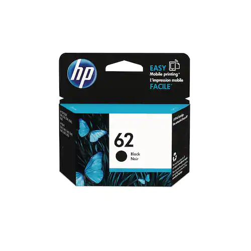 HP Bläckpatron C2P04AE 62 Svart
