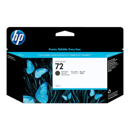 HP Bläckpatron C9403A 72 Mattsvart