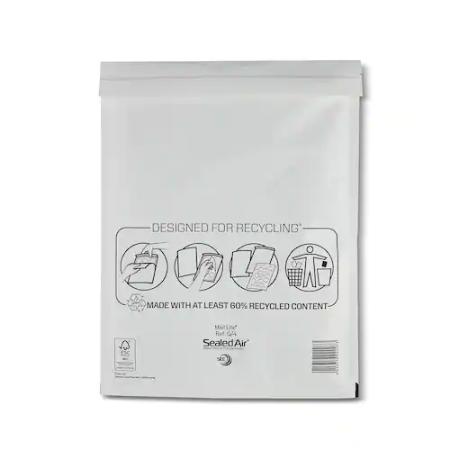 Mail Lite® Bubbelpåse G4 240x330 vit 50/FP