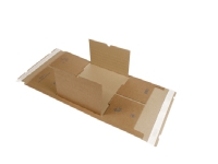 Bokomslag Folderpac brun 320x290x35-80mm - (25 st.)