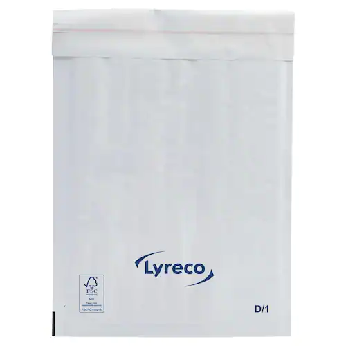 Lyreco Bubbelpåse 180x260mm vit
