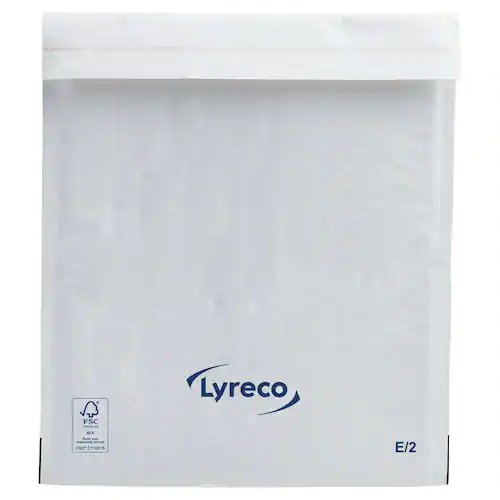 Lyreco Bubbelpåse 220x260mm vit