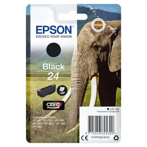 Epson Bläckpatron C13T24214012 Svart