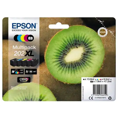 Epson Bläckpatron T202 5-Färger XL 5/FP