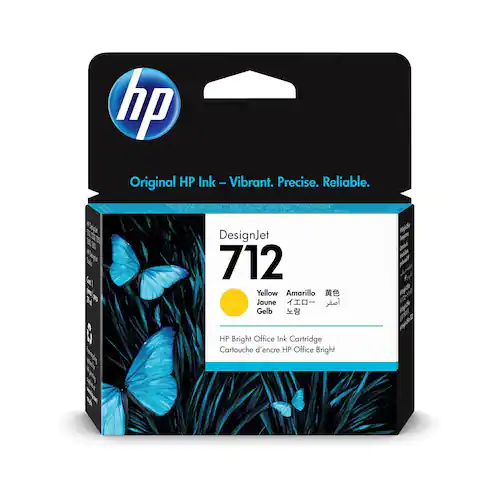 HP Bläckpatron 3ED69A 712 Gul