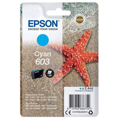 Epson Bläckpatron T03U 603 Cyan