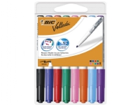 Whiteboardmarker BIC Velleda 1741, 1,4 mm med 8 olika färger