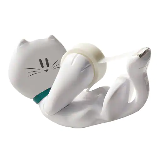 Scotch® Tejphållare Magic™ kattformad, med 1 rulle Magic™-tejp, 19 ,mm x 8,89 ,m