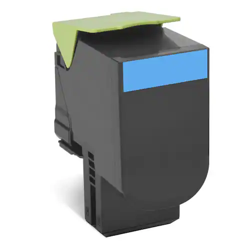 Lexmark Toner, 802XC, hög kapacitet, cyan, 80C2XC0